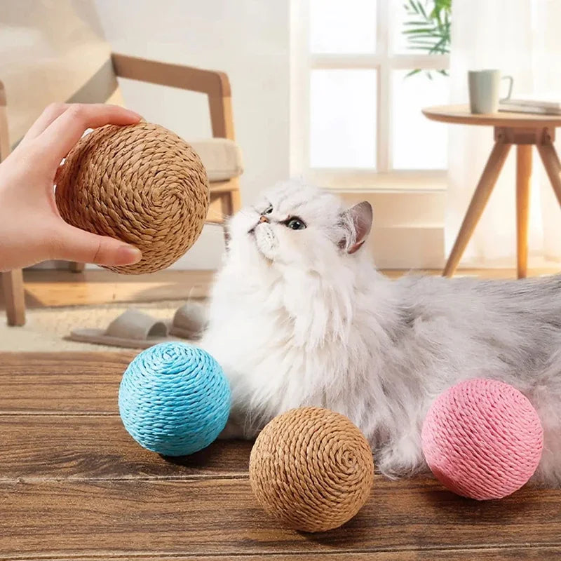 Cat Scratching Ball