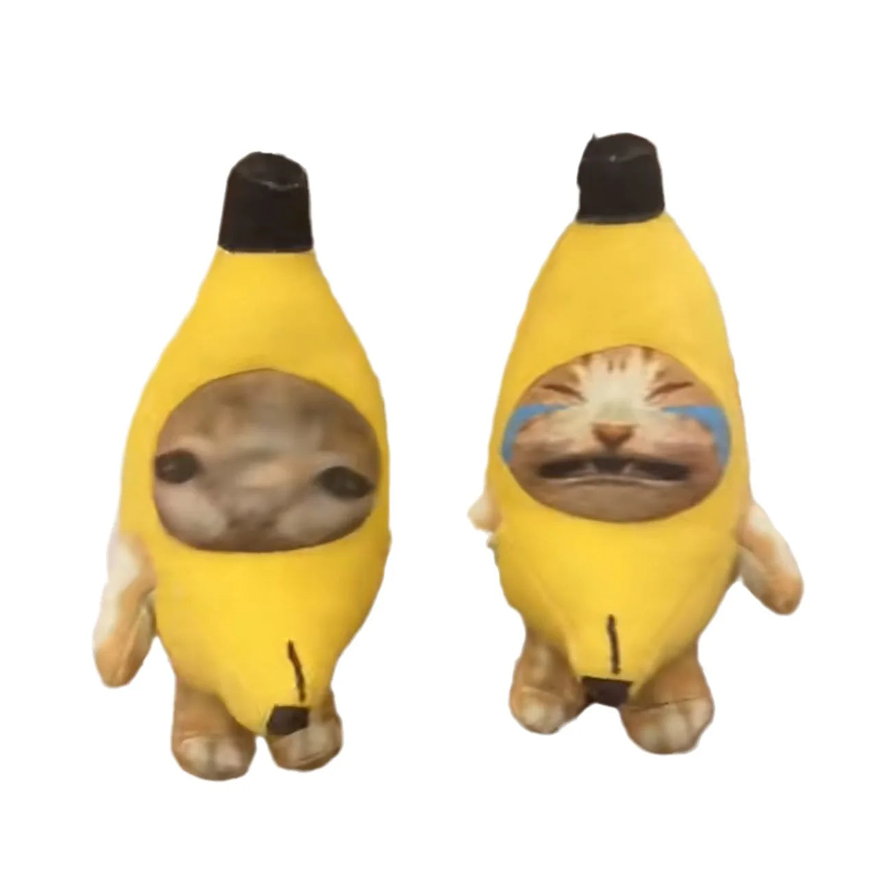 Squeaky funny banana happy cat toys