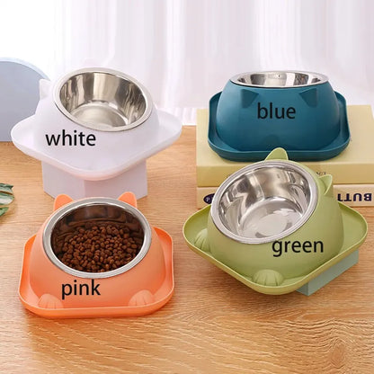 Fun Shaped Anti Tipping Cat Bowl