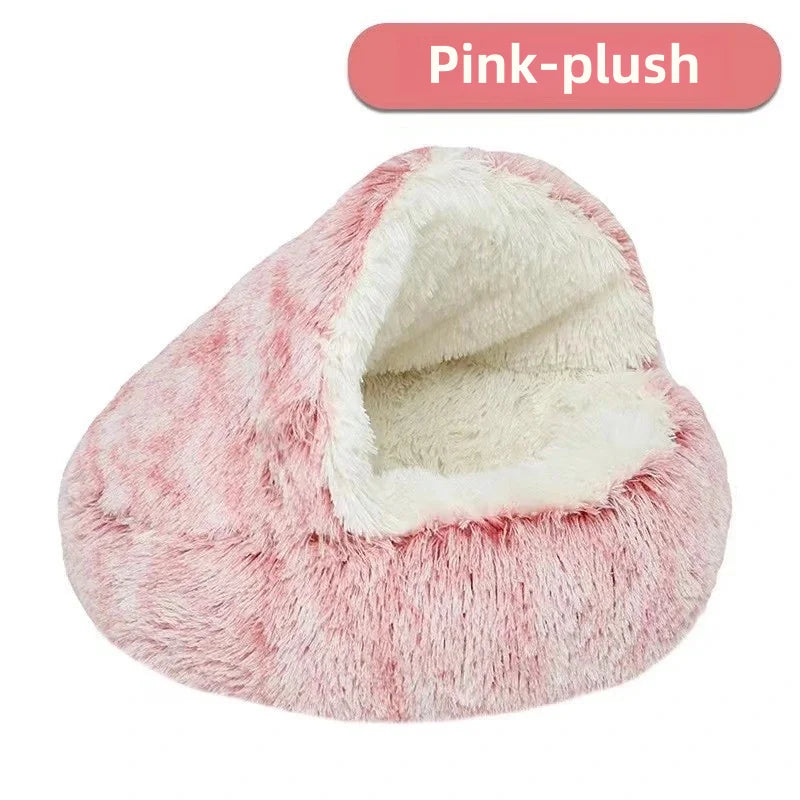 Autumn and Winter soft plush Cat bed