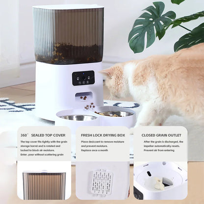 Bowls Smart Automatic Cat Feeder