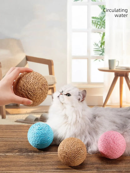 Cat Scratching Ball