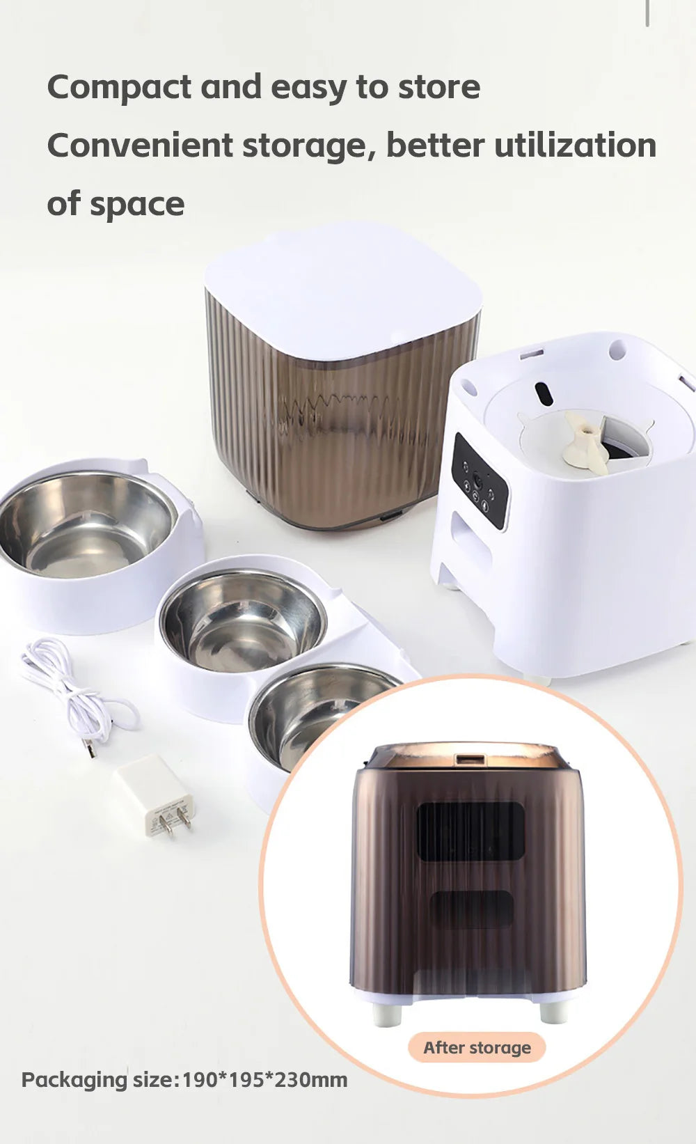 Bowls Smart Automatic Cat Feeder