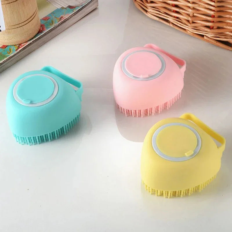 Cat Bath Massage Gloves Brush