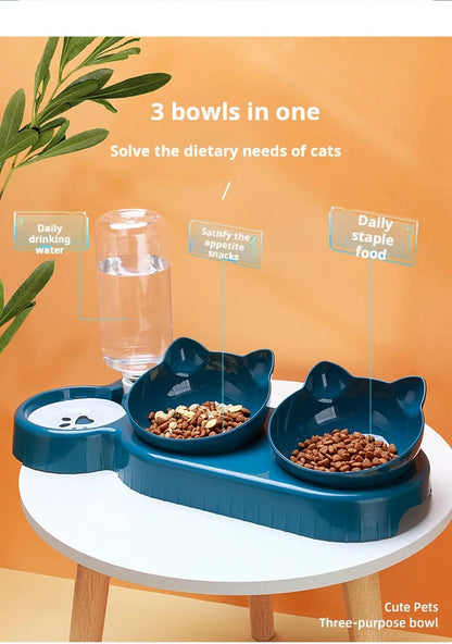 Pet Bowls With Water Feeder