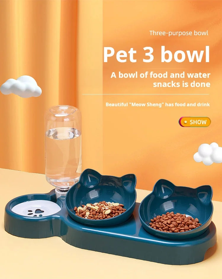 Pet Bowls With Water Feeder