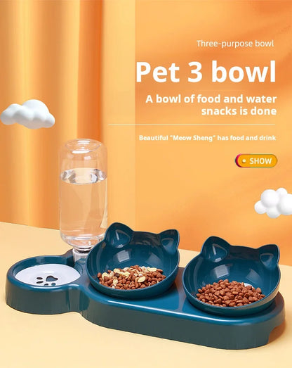 Pet Bowls With Water Feeder