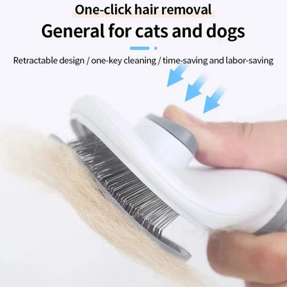 Self-cleaning Hair Remove Comb Cat