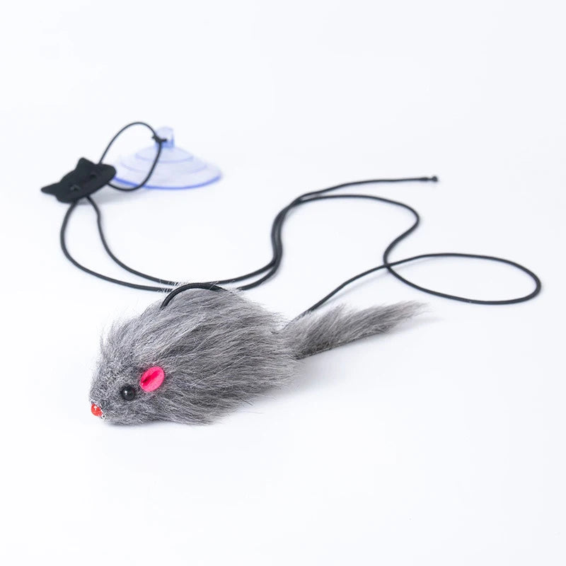 Retractable Cat Feather Toy