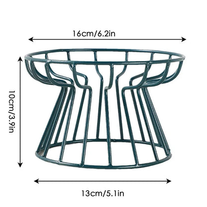 Ceramic Bowl Iron Rack Cat