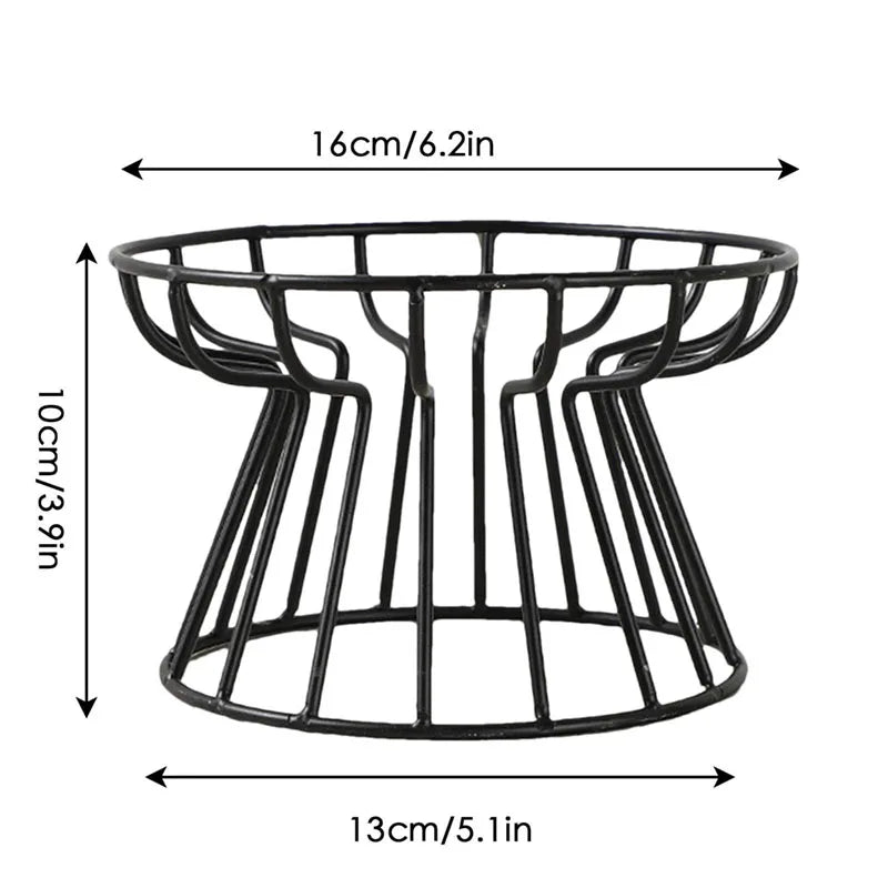 Ceramic Bowl Iron Rack Cat