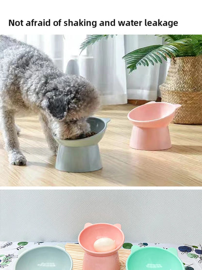 Pet Food Bowl Tilt High