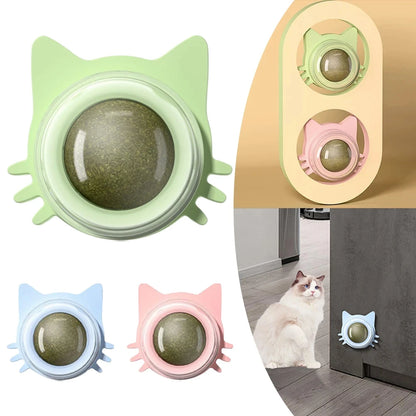 Lickable Ball Cat Toy