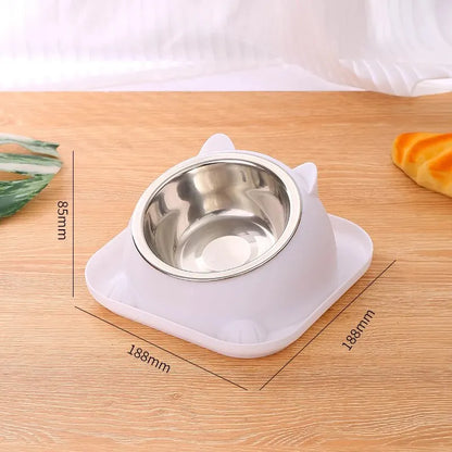 Fun Shaped Anti Tipping Cat Bowl