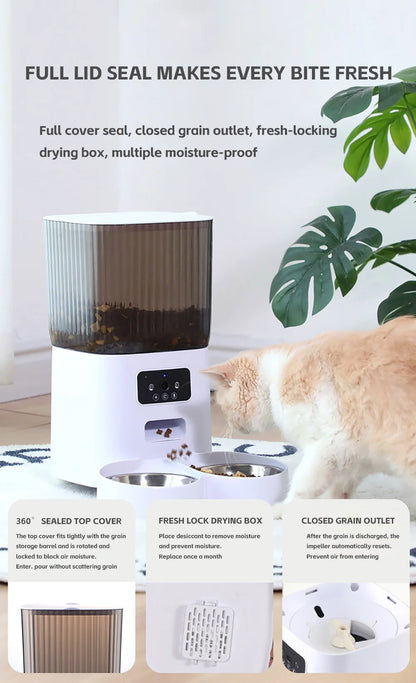 Bowls Smart Automatic Cat Feeder