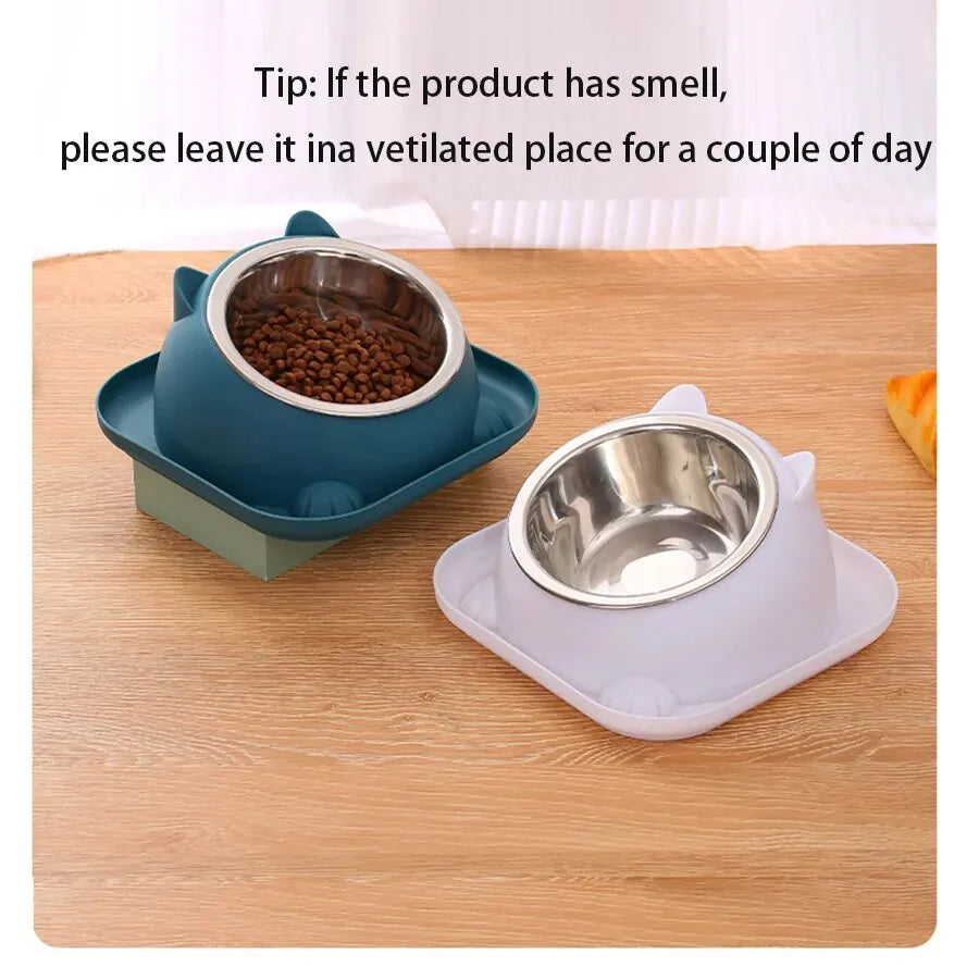 Fun Shaped Anti Tipping Cat Bowl